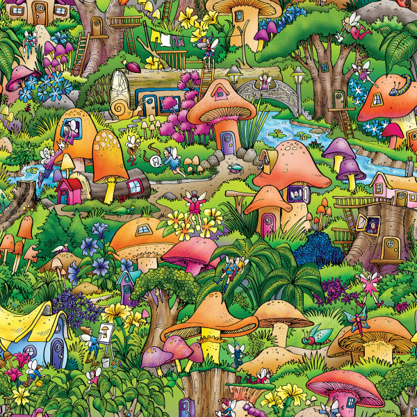 500pc - Fairytale Mushroom Forest